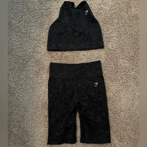 GYMSHARK Biker Short Set